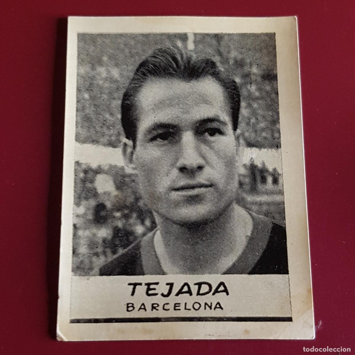Cartes &agrave; collectionner de Football: JORNADA DEPORTIVA - FUTBOLISTAS - 1960 1961 - 60 61 - BARCELONA - TEJADA - NUNCA PEGADO