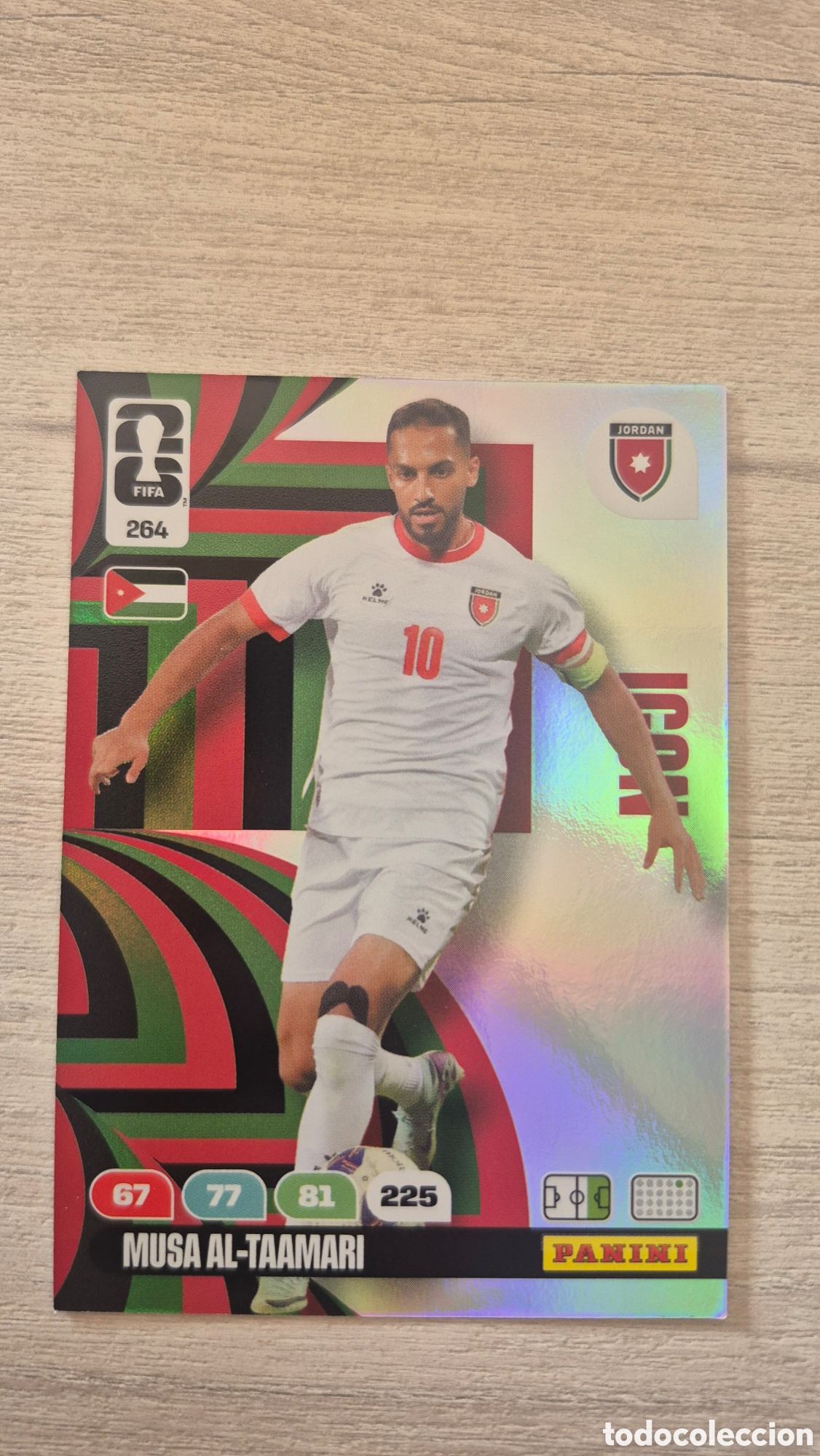 Cartes &agrave; collectionner de Football: N&deg;264 Icon Jordania Musa Al-Taamari Adrenalyn FIFA World Cup 26