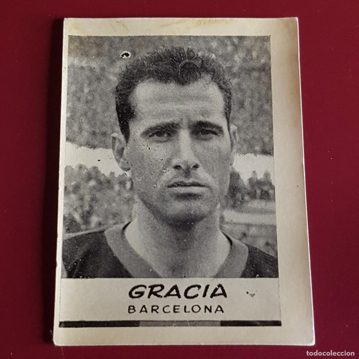 Cartes &agrave; collectionner de Football: JORNADA DEPORTIVA - FUTBOLISTAS - 1960 1961 - 60 61 - BARCELONA - GRACIA - NUNCA PEGADO