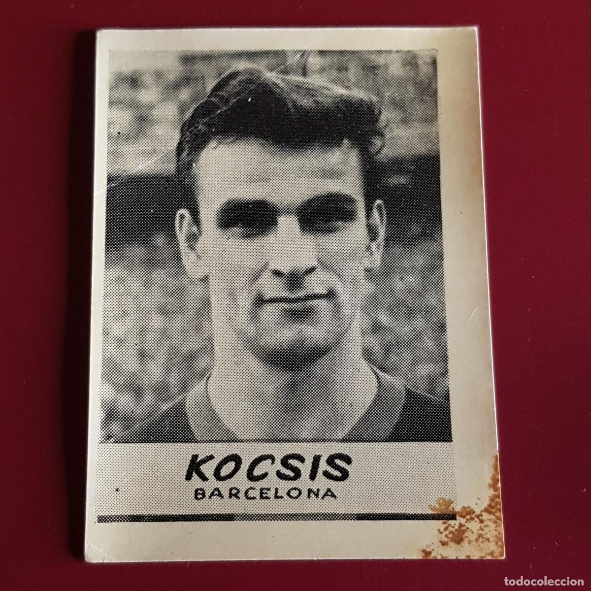 Cartes &agrave; collectionner de Football: JORNADA DEPORTIVA - FUTBOLISTAS - 1960 1961 - 60 61 - BARCELONA - KOCSIS - NUNCA PEGADO