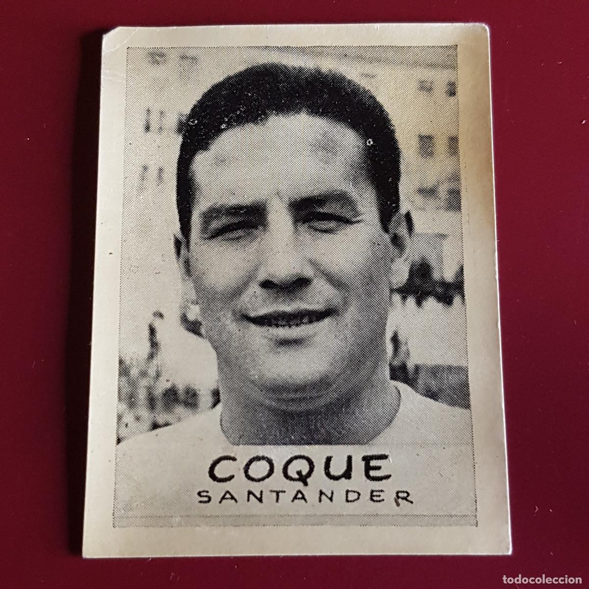 Cromos de F&uacute;tbol: JORNADA DEPORTIVA - FUTBOLISTAS - 1960 1961 - 60 61 - SANTANDER - COQUE - NUNCA PEGADO