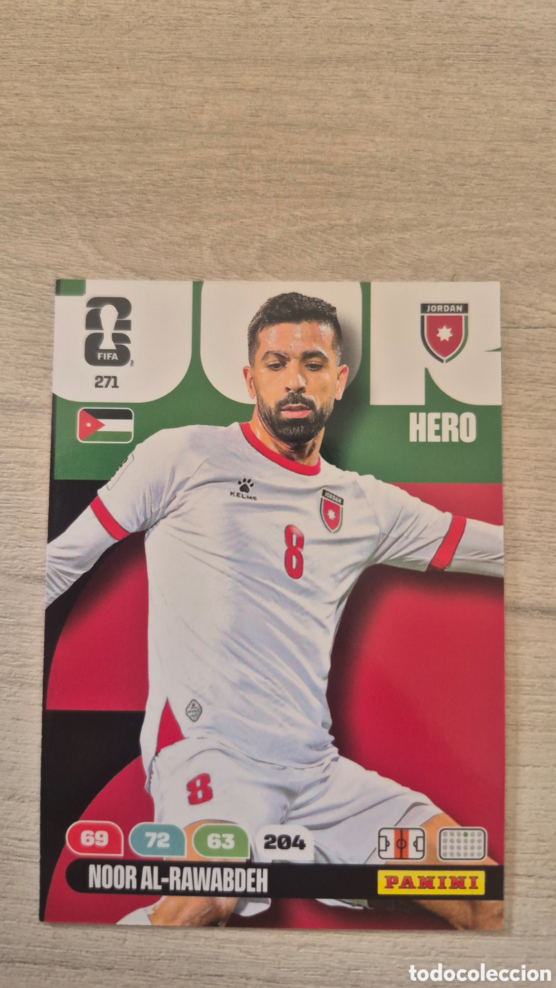 Cromos de F&uacute;tbol: N&deg;271 Jordania Noor Al-Rawabdeh Adrenalyn FIFA World Cup 26