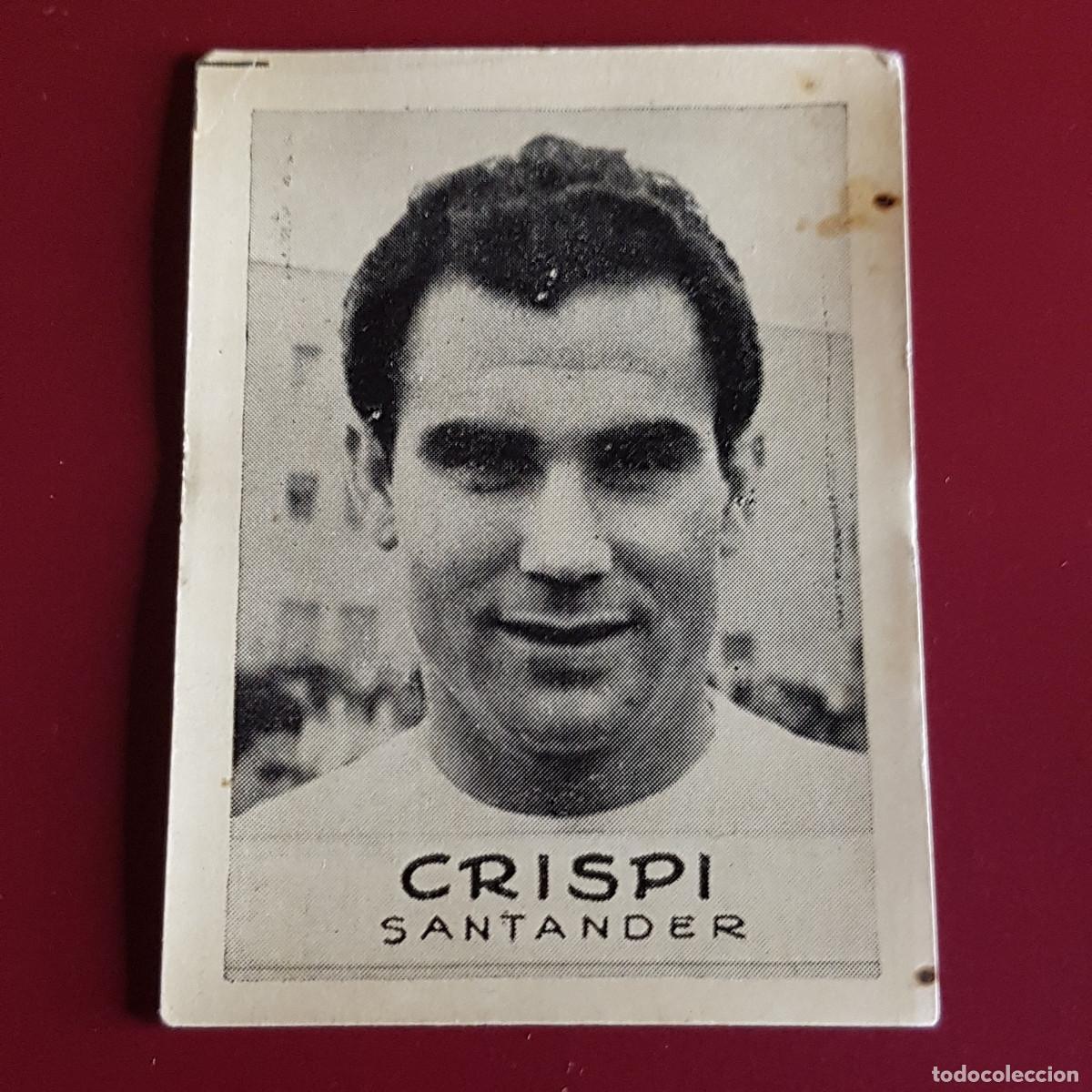 Cromos de F&uacute;tbol: JORNADA DEPORTIVA - FUTBOLISTAS - 1960 1961 - 60 61 - SANTANDER - CRISPI - NUNCA PEGADO