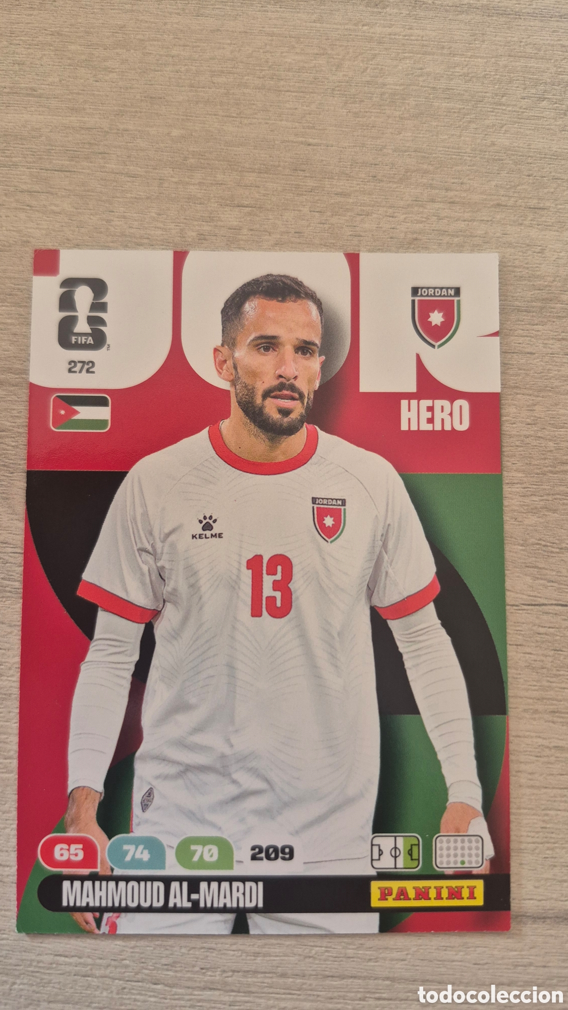 Football Stickers: N&deg;272 Jordania Mahmoud Al-Mardi Adrenalyn FIFA World Cup 26