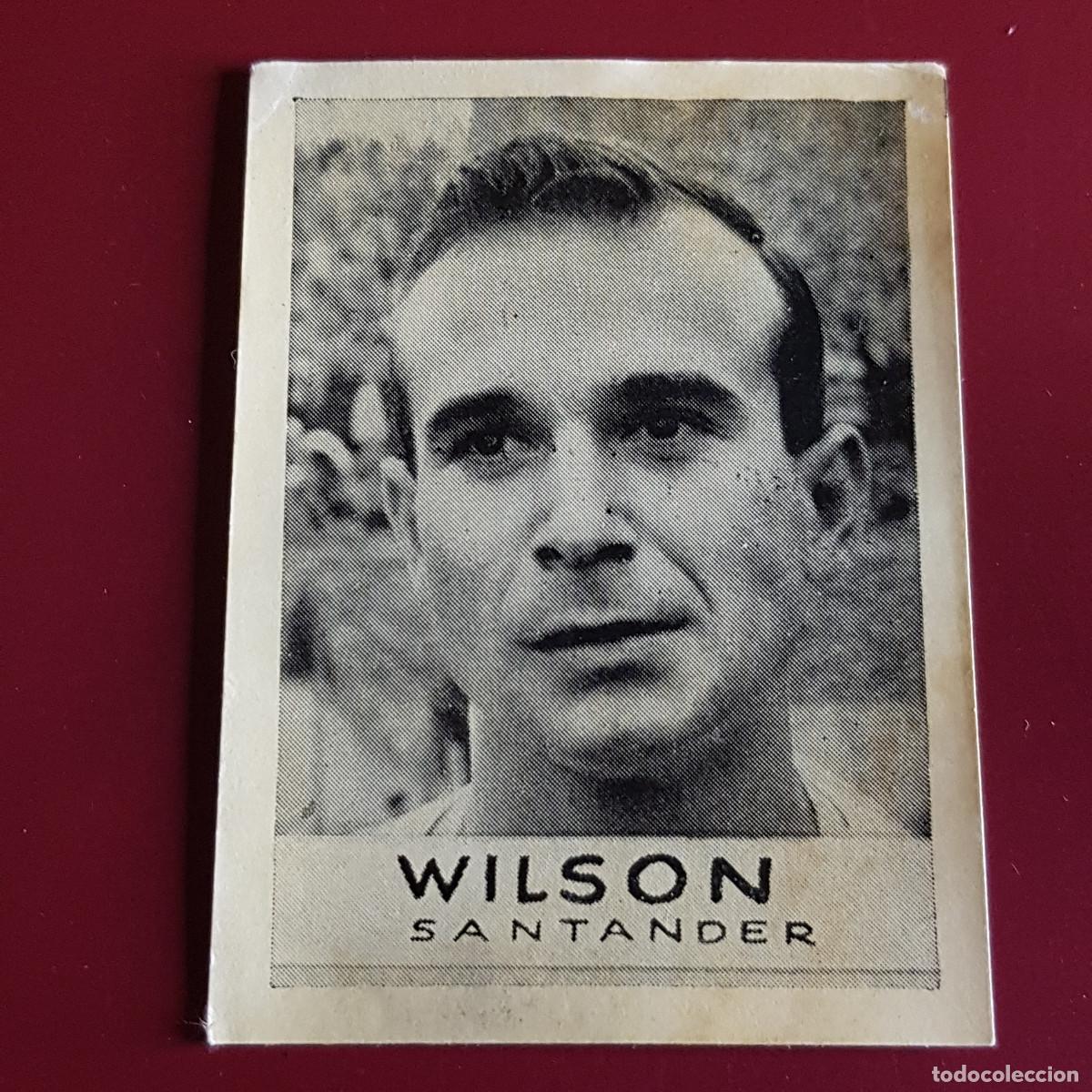 Football Stickers: JORNADA DEPORTIVA - FUTBOLISTAS - 1960 1961 - 60 61 - SANTANDER - WILSON - NUNCA PEGADO