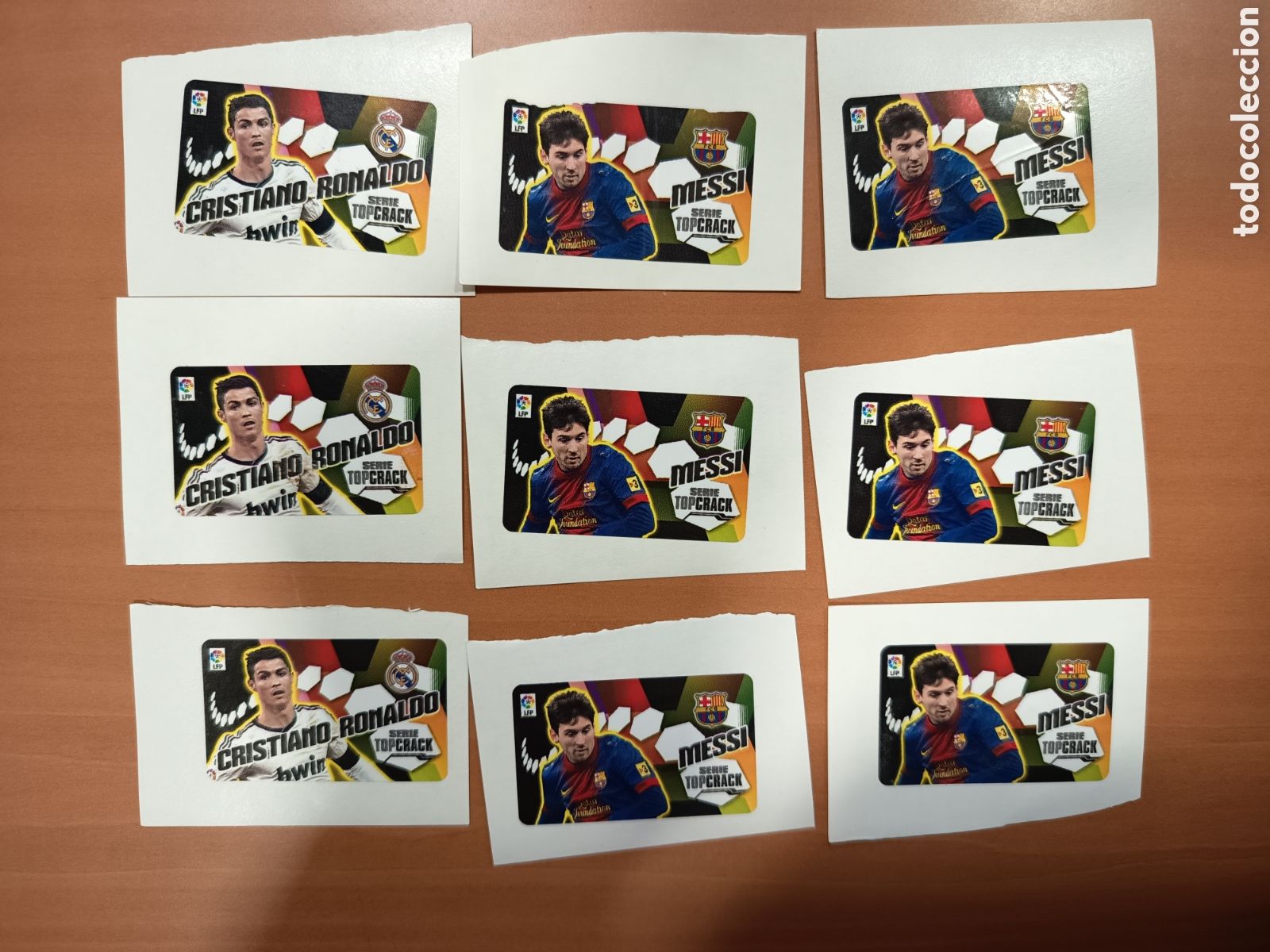 Cromos de F&uacute;tbol: Lote 141 Super Cromo Chicle Liga Este Panini 2013-14 2013 2014 Cristiano Ronaldo (3) Messi (6)