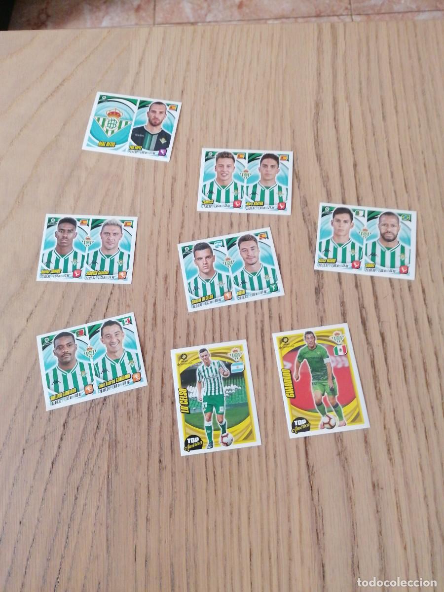 Cromos de F&uacute;tbol: Real betis liga este brasil 2018-2019 completo