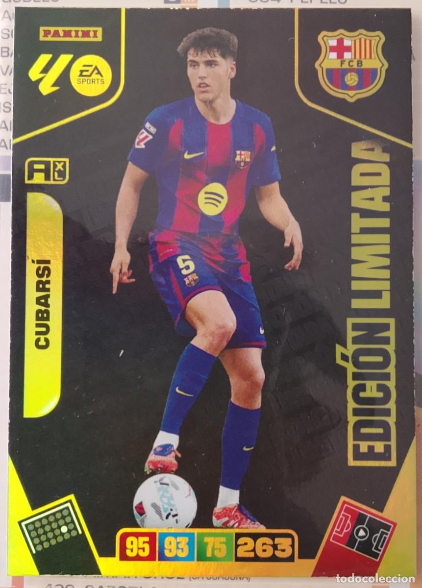 Football Stickers: Adrenalyn XL 2025-26. Cubars&iacute;. Edici&oacute;n Limitada. CAMBIO.