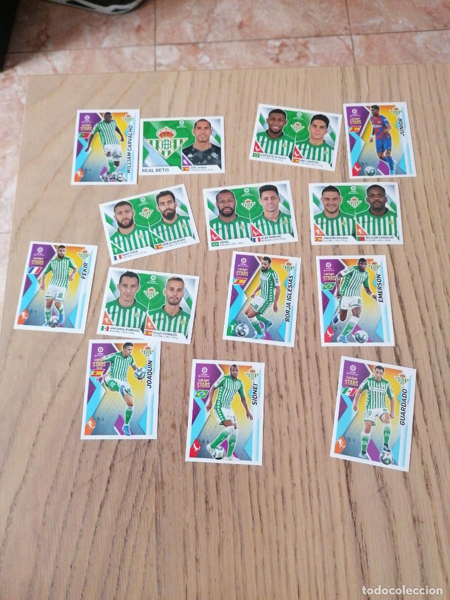 Cromos de F&uacute;tbol: Real betis liga este brasil 2019-2020 completo