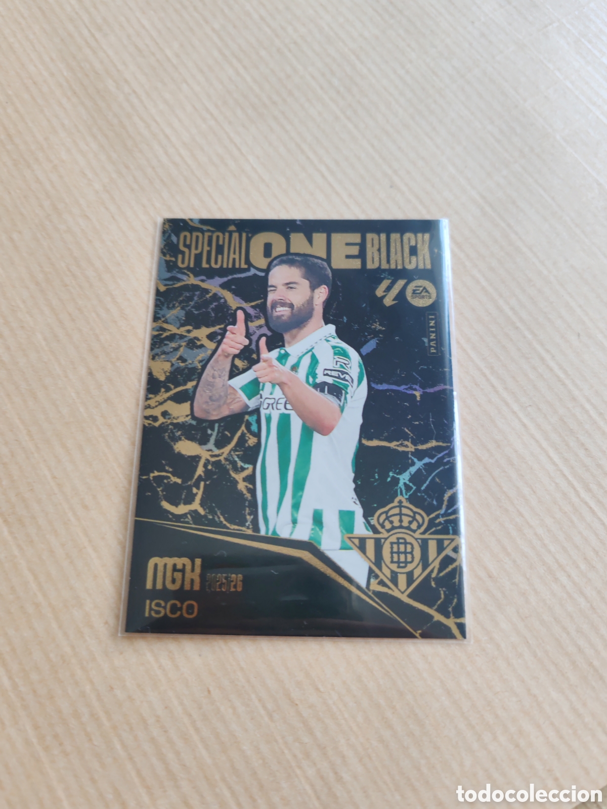 Cromos de F&uacute;tbol: Megacracks 2025/26 Special One Black Betis Isco