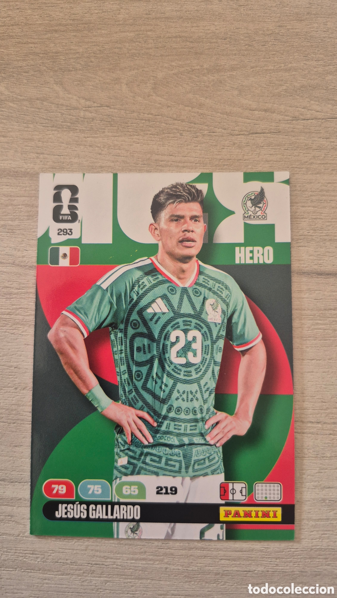Cartes &agrave; collectionner de Football: N&deg;293 M&eacute;xico Jes&uacute;s Gallardo Adrenalyn FIFA World Cup 26