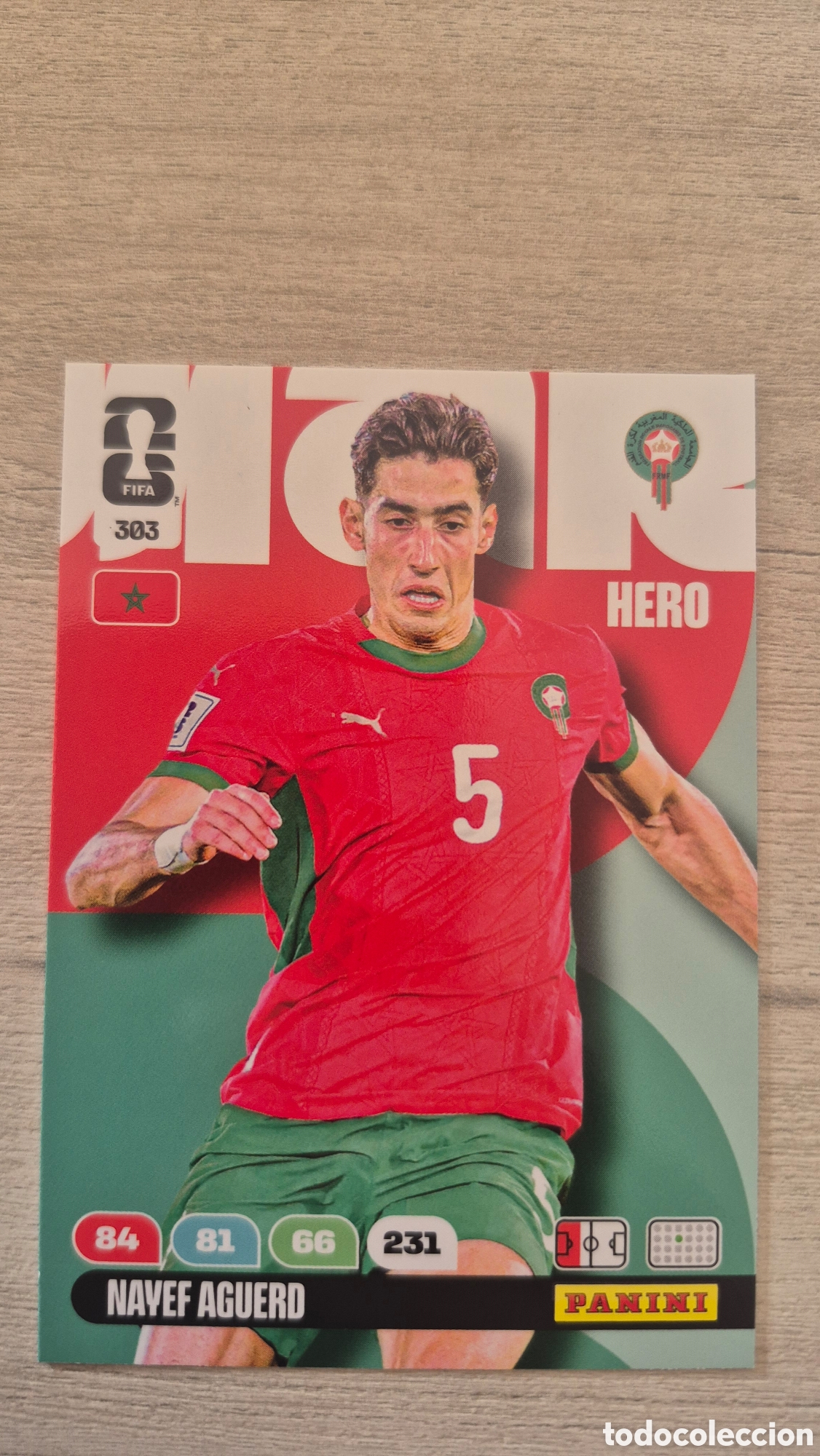 Cromos de F&uacute;tbol: N&deg;303 Marruecos Nayef Aguerd Adrenalyn FIFA World Cup 26
