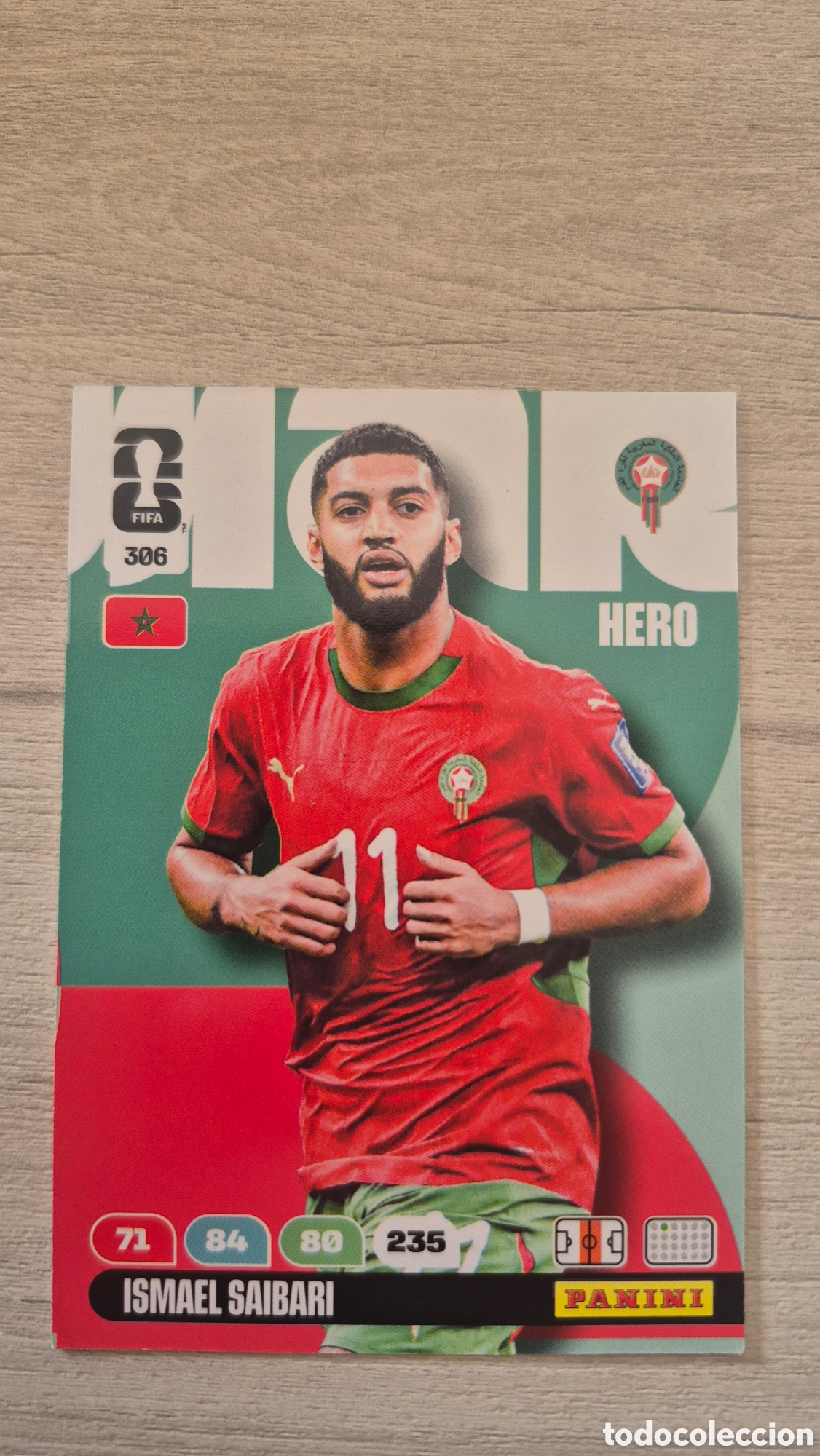 Cromos de F&uacute;tbol: N&deg;306 Marruecos Ismael Saibari Adrenalyn FIFA World Cup 26