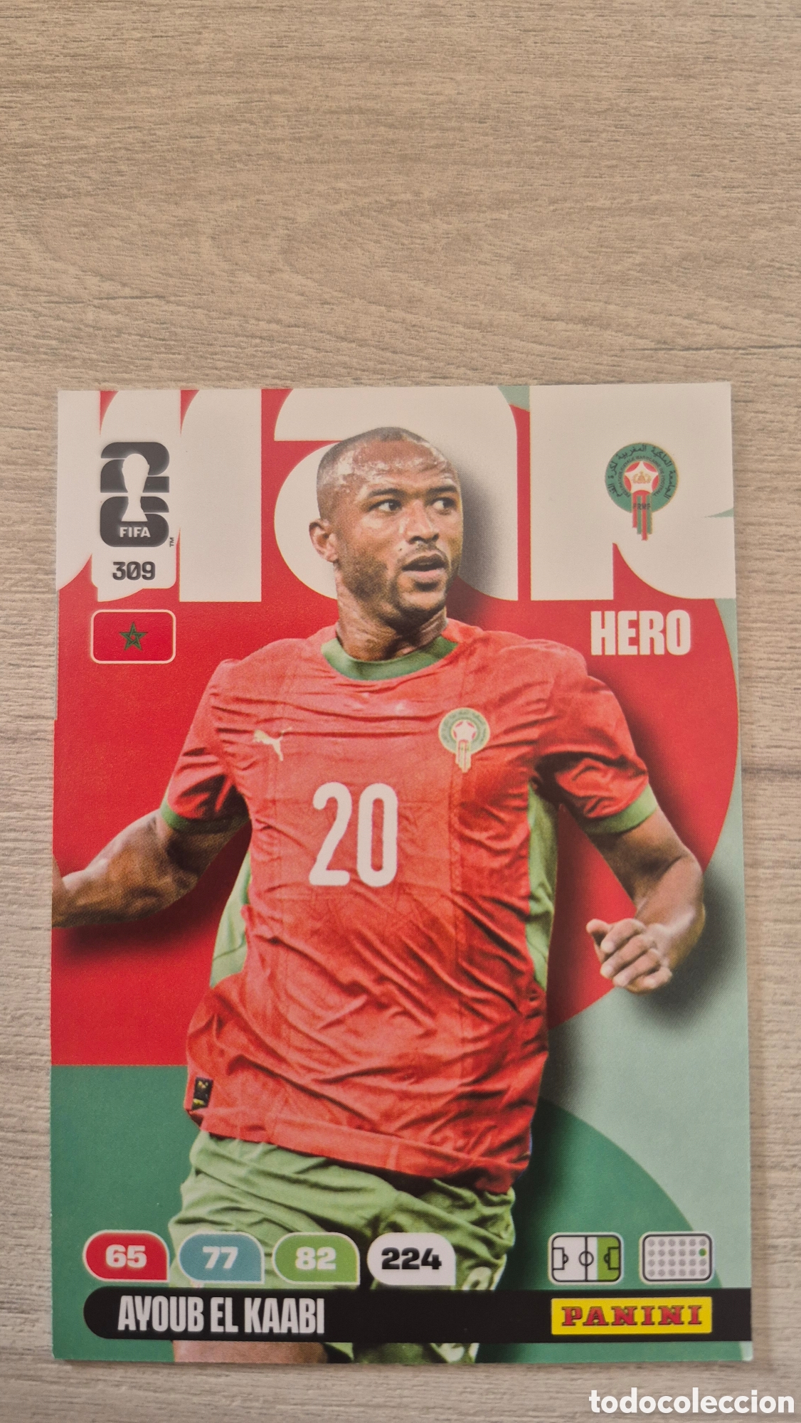 Cromos de F&uacute;tbol: N&deg;309 Marruecos Ayoub El Kaabi Adrenalyn FIFA World Cup 26