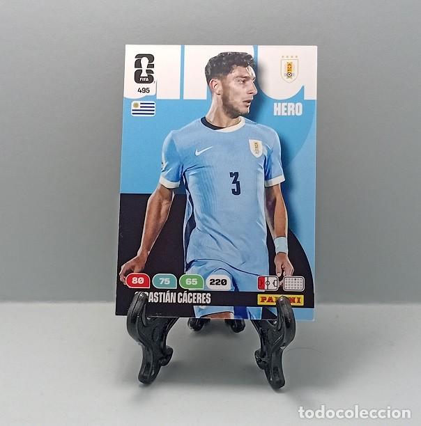 Cromos de F&uacute;tbol: 495 SEBASTI&Aacute;N C&Aacute;CERES URUGUAY CROMO FICHA CARD ADRENALYN XL PANINI FIFA WORLD CUP 2026 HERO