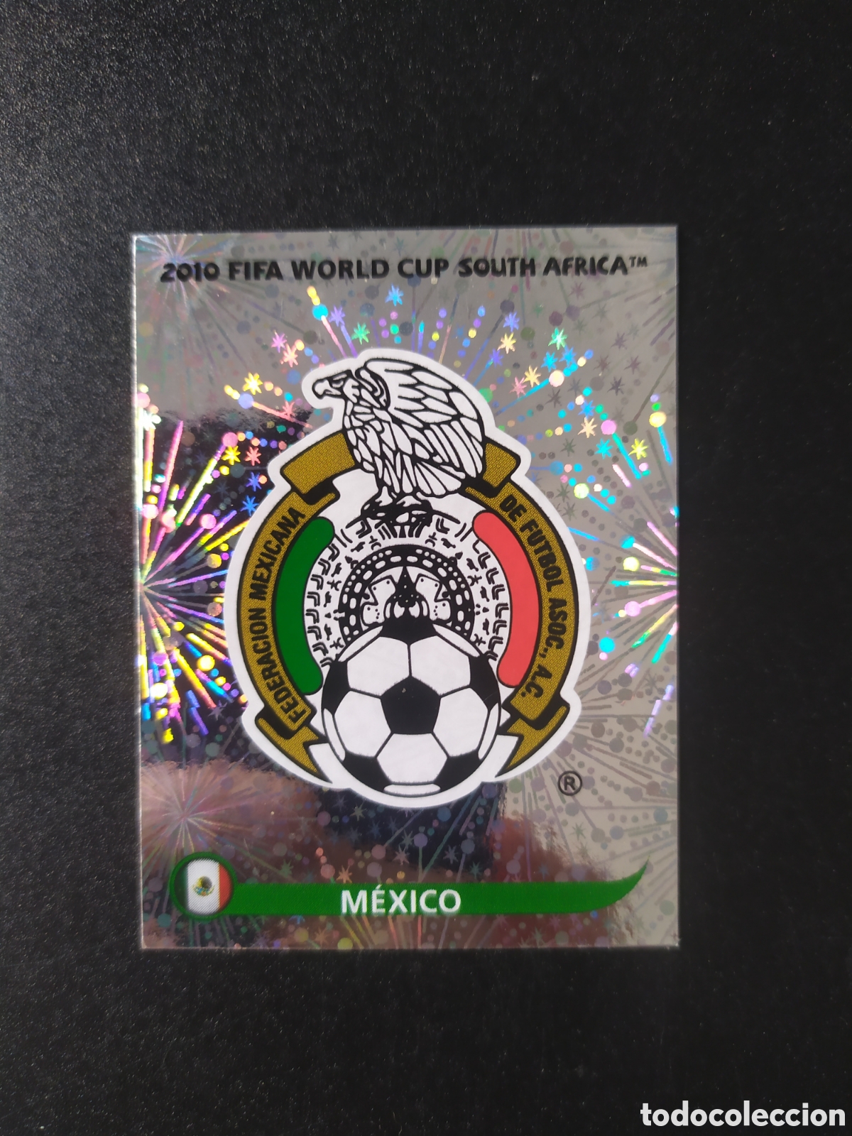Cromos de F&uacute;tbol: Mundial South Africa Sud&aacute;frica 2010 panini escudo n&deg; 50 Mexico