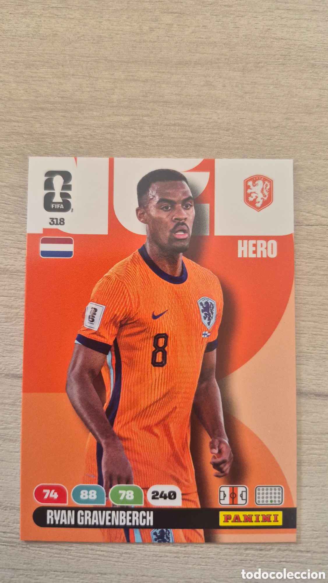 Cromos de F&uacute;tbol: N&deg;318 Holanda Ryan Gravenberch Adrenalyn FIFA World Cup 26