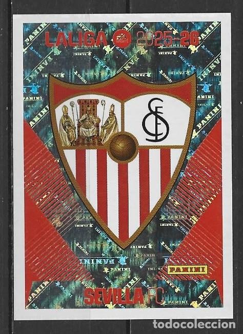 Cromos de F&uacute;tbol: Liga este 25/26 - Escudo - N&ordm; 1 - Sevilla -( Logo )
