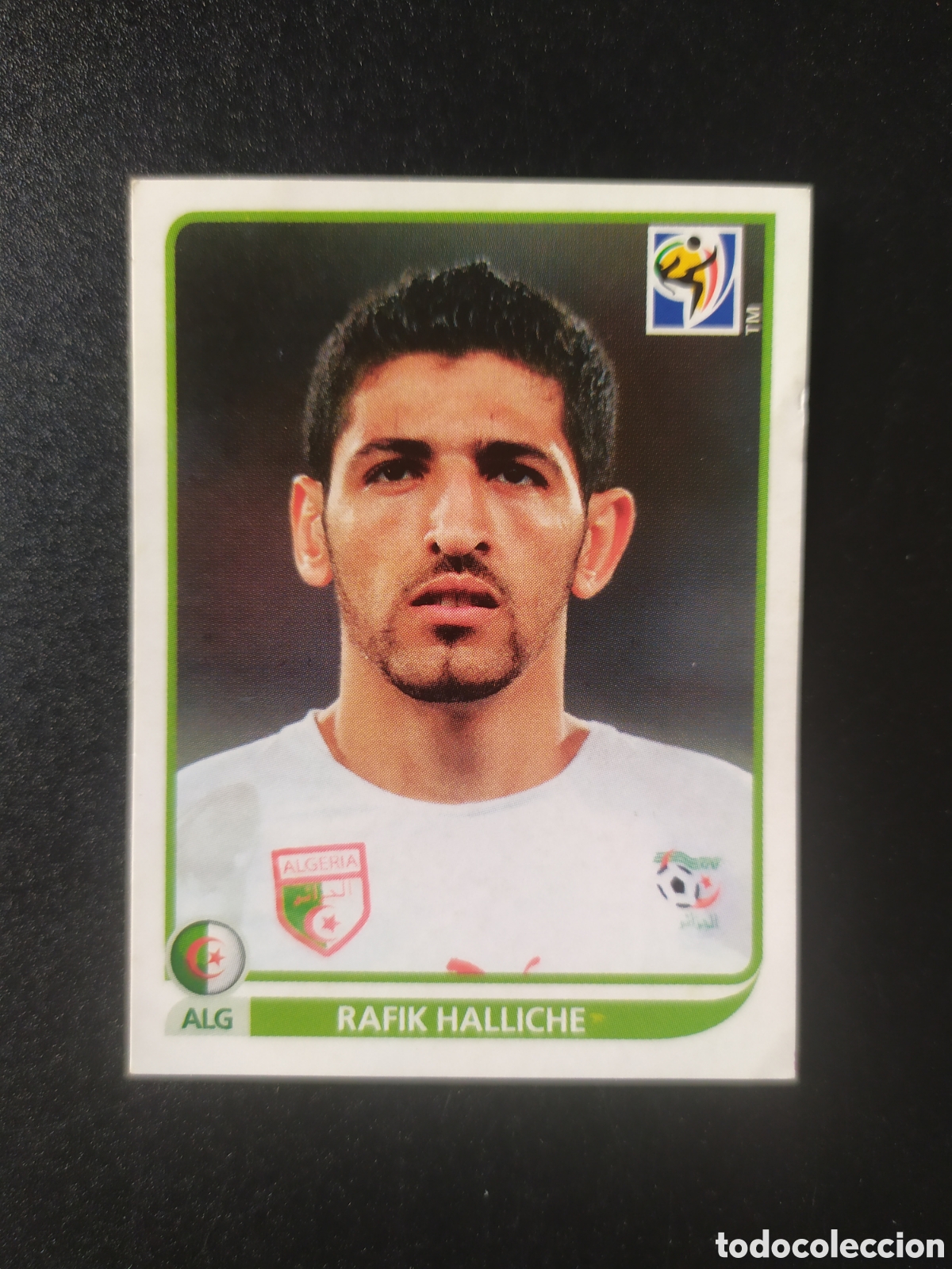 Cromos de F&uacute;tbol: Mundial South Africa Sud&aacute;frica 2010 panini Halliche n&deg; 227 Argelia
