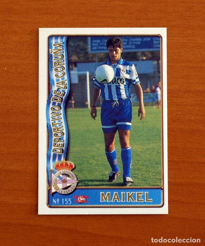 Cromos de F&uacute;tbol: Deportivo Coru&ntilde;a -155 Maikel &Uacute;ltima Hora -Mundicromo Las Fichas de la Liga de F&uacute;tbol 1996-1997-96-97