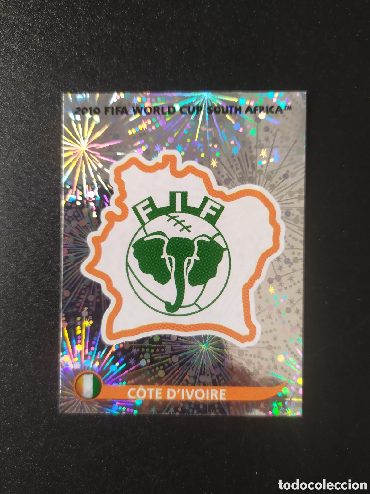 Cromos de F&uacute;tbol: Mundial South Africa Sud&aacute;frica 2010 panini escudo n&deg; 525 Costa de Marfil