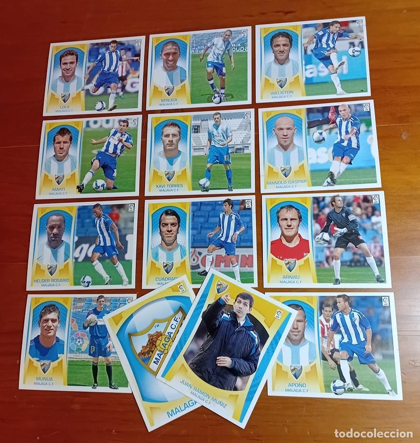 Figurine di Calcio: LOTE DE 13 CROMOS M&Aacute;LAGA CF LIGA EDICIONES ESTE 2009-10 2009 2010 09 10 NUEVOS NUNCA PEGADOS