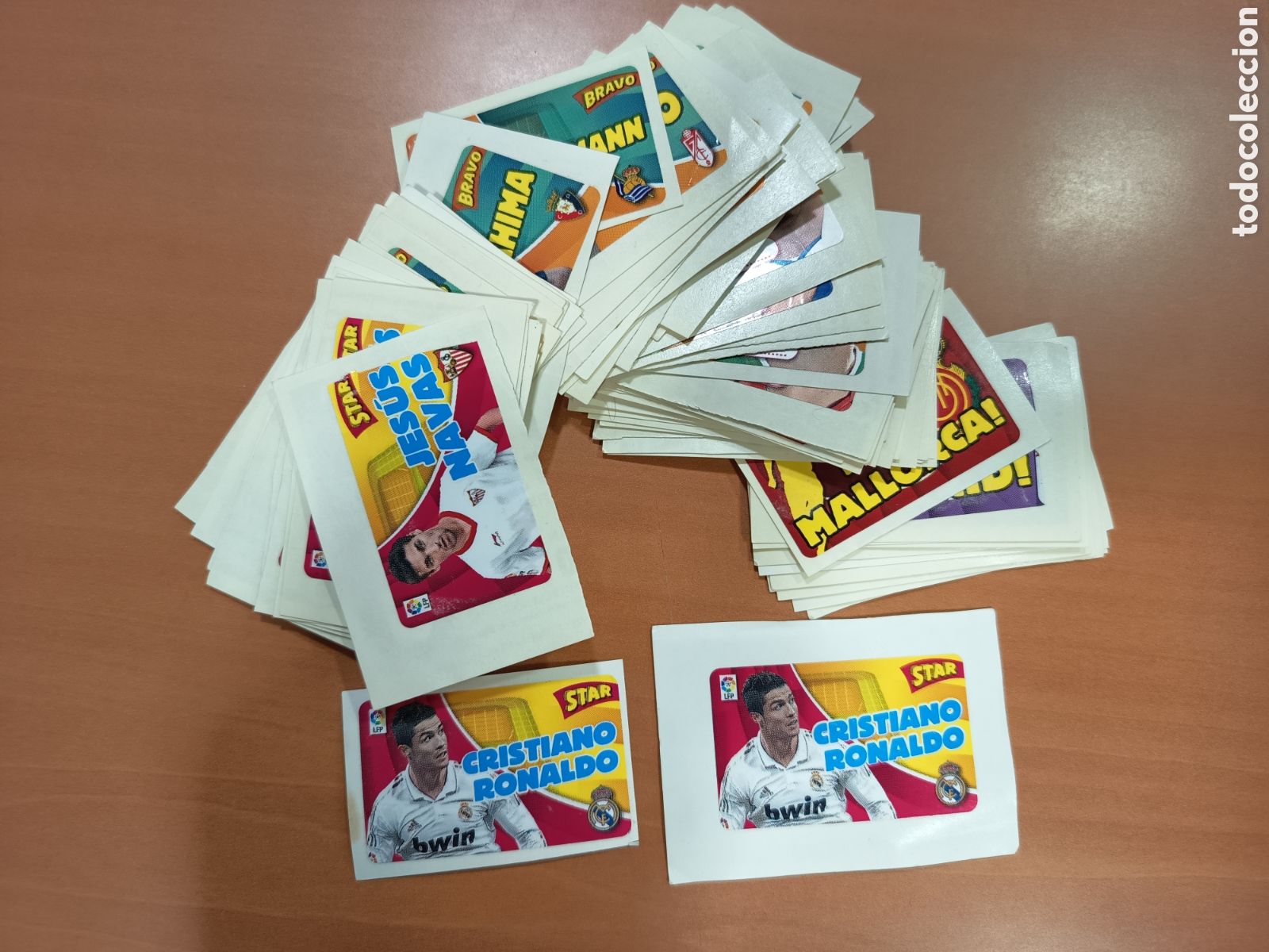 Cartes &agrave; collectionner de Football: Lote 82 Super Cromo Chicle Liga Este Panini 2012-13 2012 2013 Cristiano Ronaldo (2)