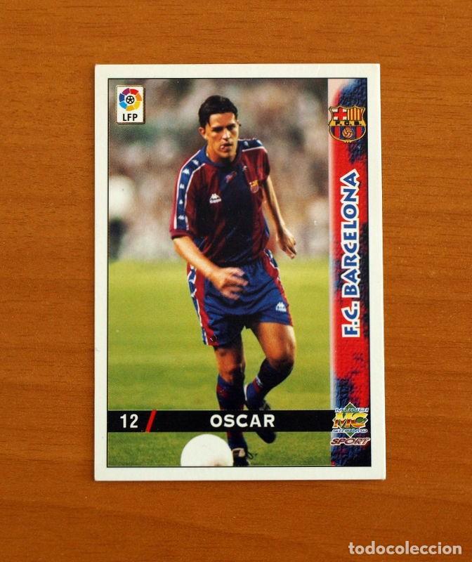 Cromos de F&uacute;tbol: Barcelona - N&ordm; 12 &Oacute;scar - Mundicromo Las Fichas de la Liga 1998-1999-98-99