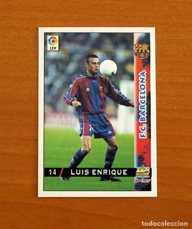 Cromos de F&uacute;tbol: Barcelona - N&ordm; 14 Luis Enrique - Mundicromo Las Fichas de la Liga 1998-1999-98-99
