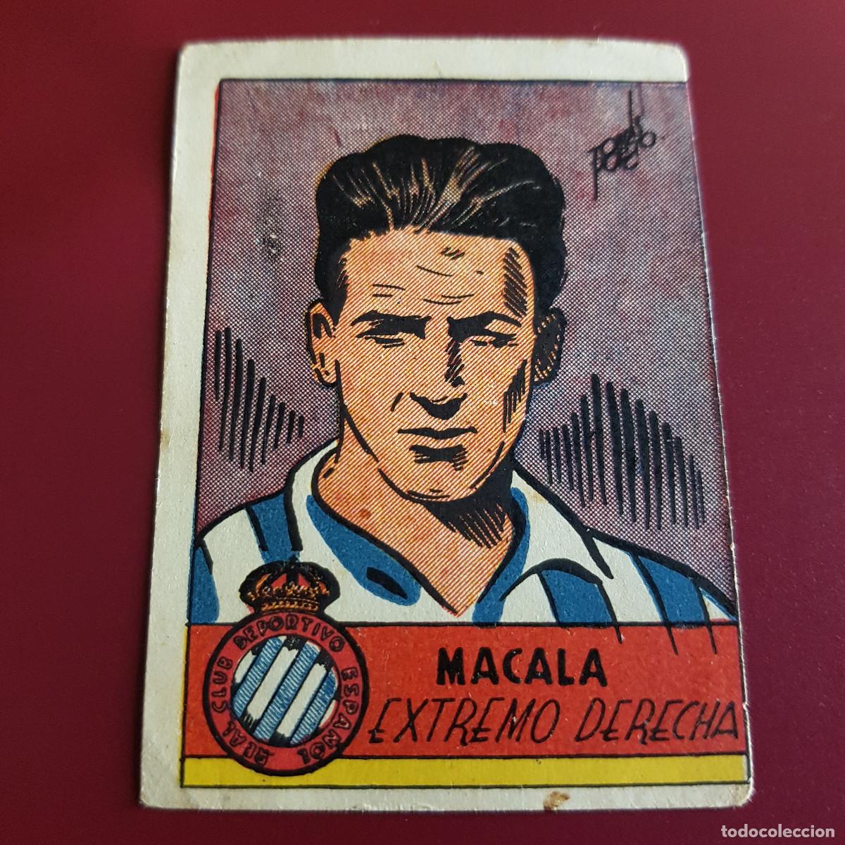 Cromos de F&uacute;tbol: CISNE - ALBUM FUTBOLISTICO 1942 42 - ESPA&Ntilde;OL - MACALA - NUNCA PEGADO