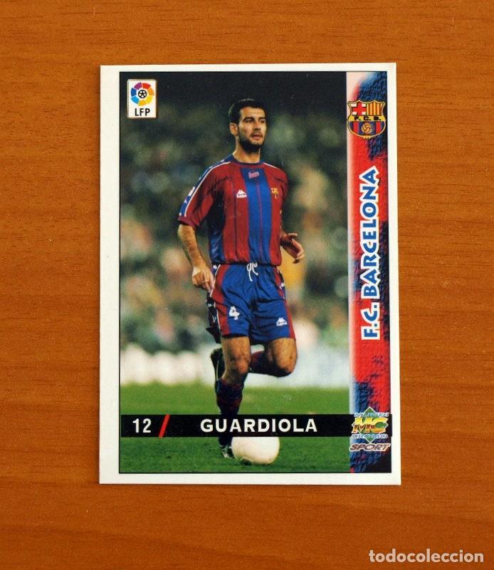 Cartes &agrave; collectionner de Football: Barcelona - N&ordm; 12 Guardiola - Mundicromo Las Fichas de la Liga 1998-1999-98-99