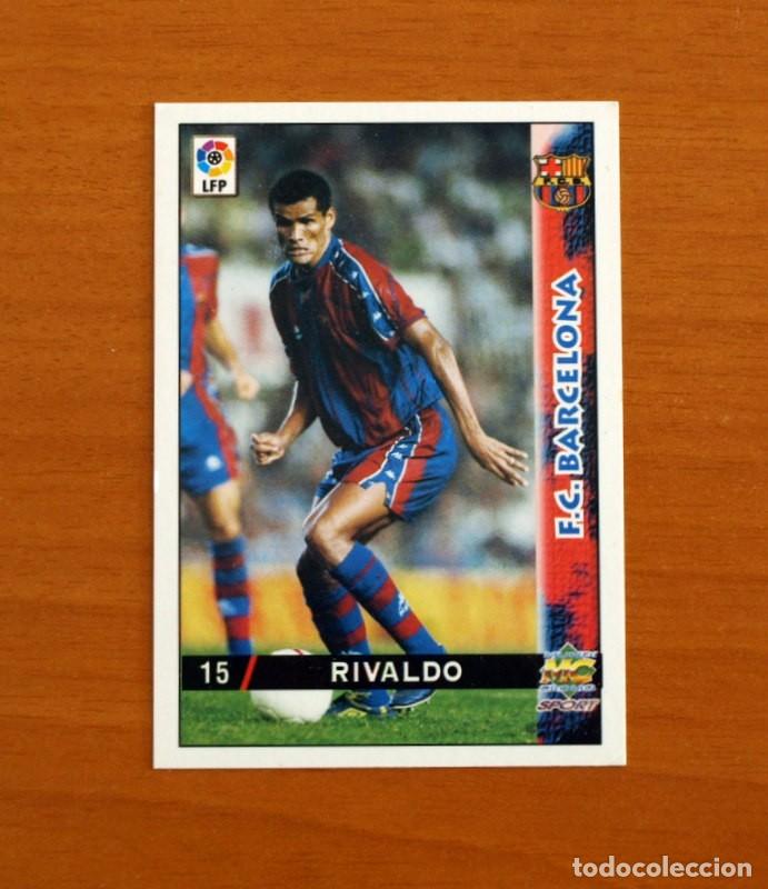 Cromos de F&uacute;tbol: Barcelona - N&ordm; 15 Rivaldo - Mundicromo Las Fichas de la Liga 1998-1999-98-99