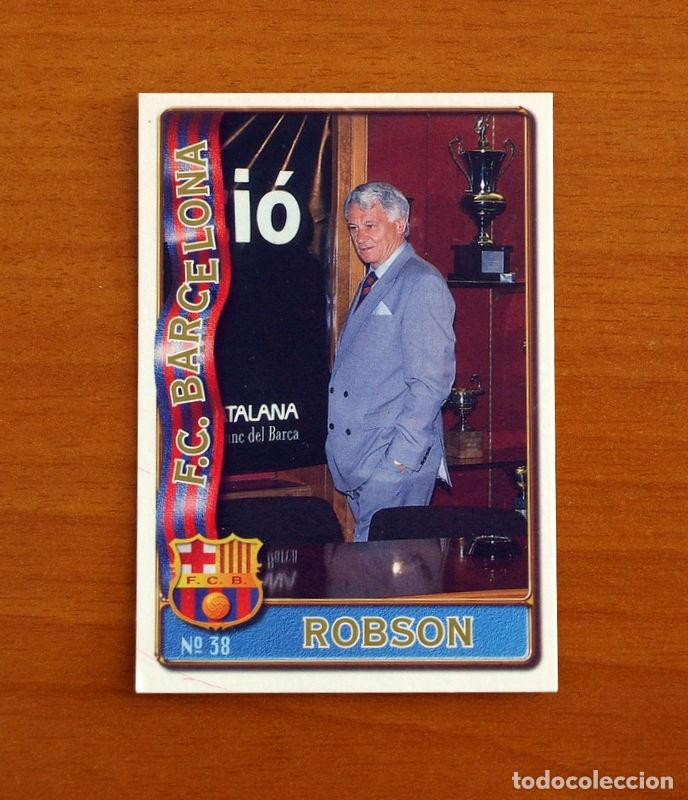 Cromos de F&uacute;tbol: Barcelona -N&ordm; 38 Bobby Robson Entrenador -Mundicromo Las Fichas de la Liga de F&uacute;tbol 1996-1997-96-97