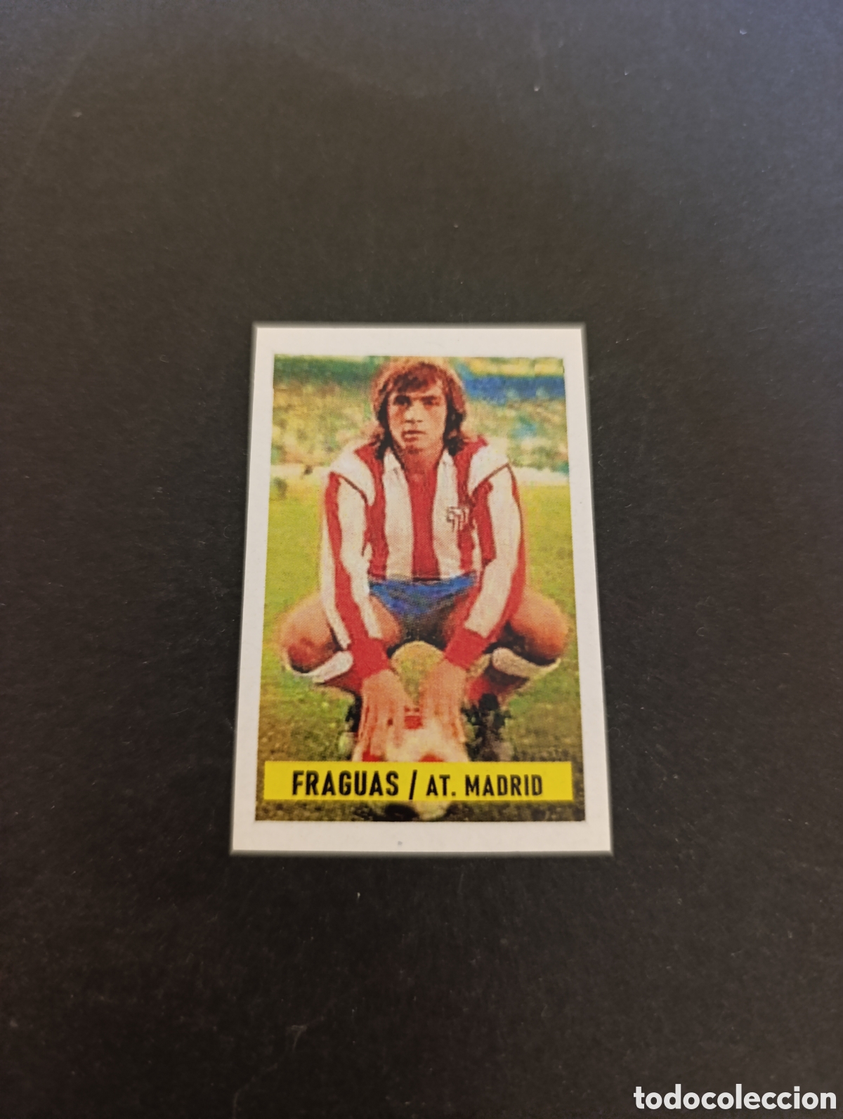 Cromos de F&uacute;tbol: Cromo Fraguas Atl&eacute;tico de Madrid Liga Este 74 75, ampliaci&oacute;n de la colecci&oacute;n
