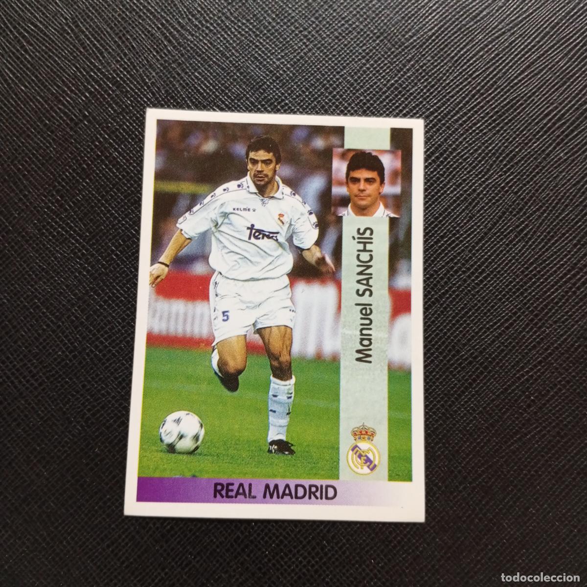 Cromos de F&uacute;tbol: 84 SANCHIS REAL MADRID PANINI 1996 1997 CROMO FUTBOL LIGA 96 97 - SIN PEGAR - A189 PG523