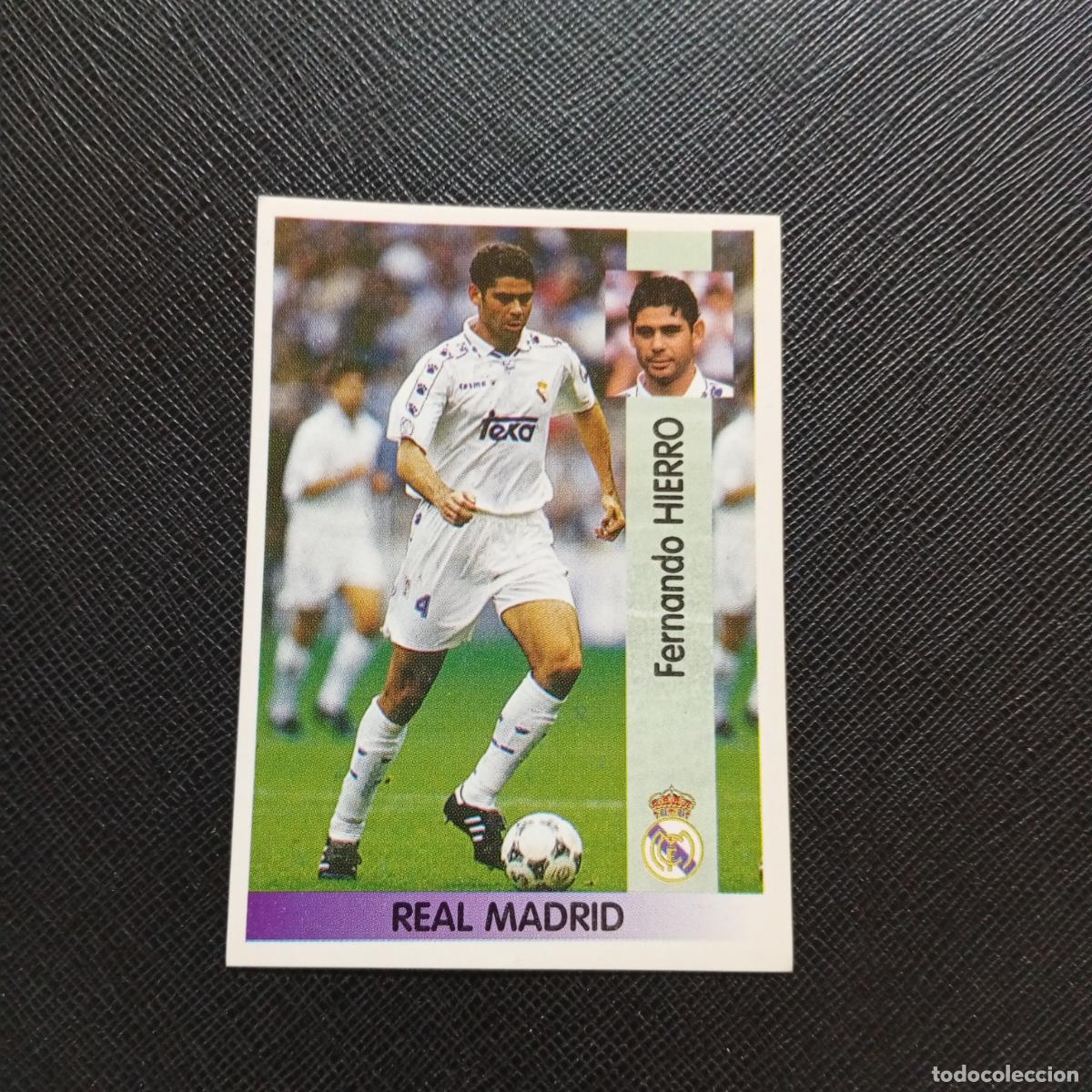 Cromos de F&uacute;tbol: 83 HIERRO REAL MADRID PANINI 1996 1997 CROMO FUTBOL LIGA 96 97 - SIN PEGAR - A189 PG523