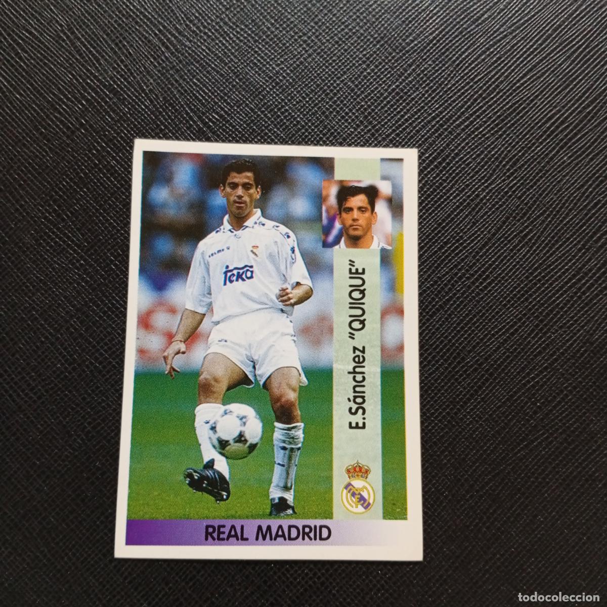 Cromos de F&uacute;tbol: 82 QUIQUE REAL MADRID PANINI 1996 1997 CROMO FUTBOL LIGA 96 97 - SIN PEGAR - A189 PG523 BAJA