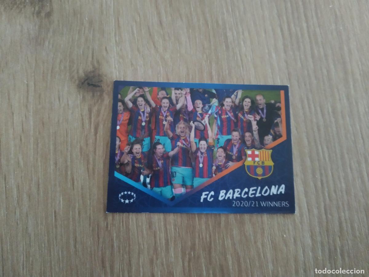 Cartes &agrave; collectionner de Football: 644 BARCELONA BAR&Ccedil;A FEMENINO CROMO FUTBOL TOPPS 21-22 UEFA CHAMPIONS LEAGUE 2021-2022