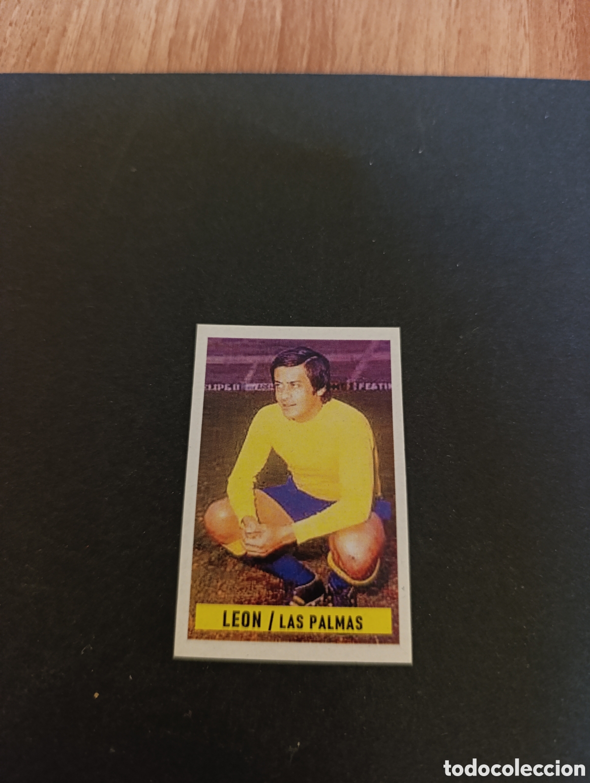 Cromos de F&uacute;tbol: Cromo Le&oacute;n UD Las Palmas Liga Este 74 75, ampliaci&oacute;n de la colecci&oacute;n