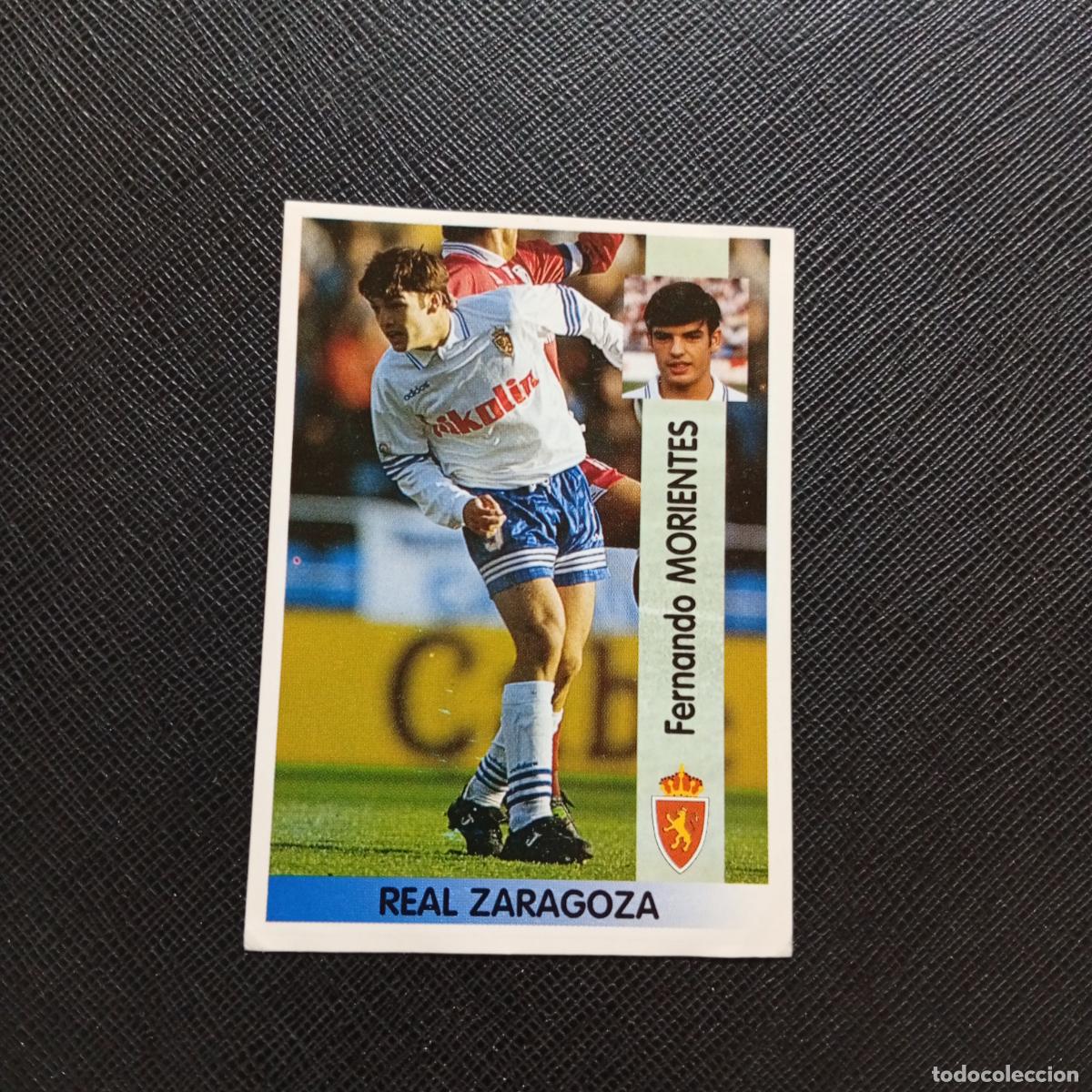Cromos de F&uacute;tbol: 190 MORIENTES ZARAGOZA PANINI 1996 1997 CROMO FUTBOL LIGA 96 97 - SIN PEGAR - A190 PG1