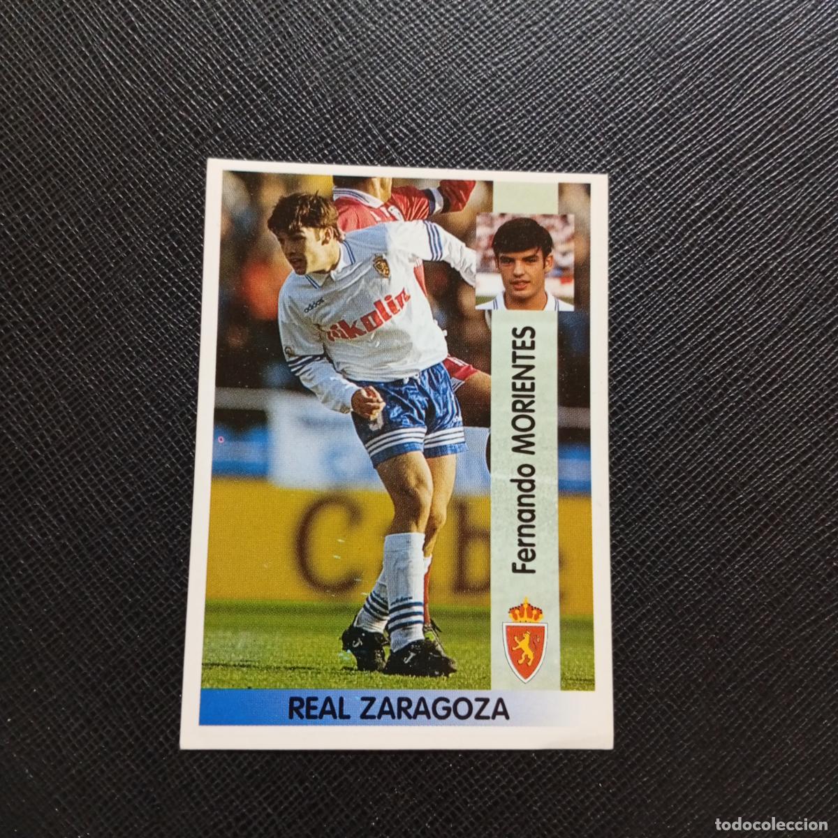 Cromos de F&uacute;tbol: 190 MORIENTES ZARAGOZA PANINI 1996 1997 CROMO FUTBOL LIGA 96 97 - SIN PEGAR - A190 PG1 B