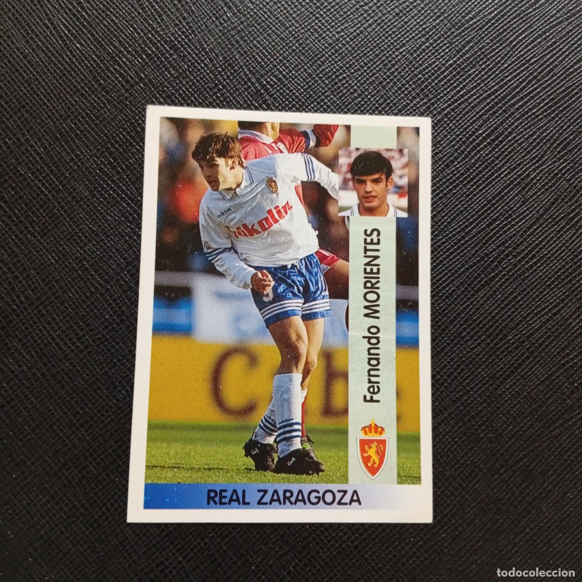 Cromos de F&uacute;tbol: 190 MORIENTES ZARAGOZA PANINI 1996 1997 CROMO FUTBOL LIGA 96 97 - SIN PEGAR - A190 PG2