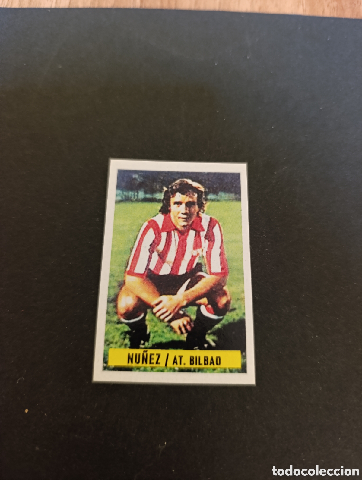 Cromos de F&uacute;tbol: Cromo N&uacute;&ntilde;ez Athletic Bilbao Liga Este 74 75, ampliaci&oacute;n de la colecci&oacute;n