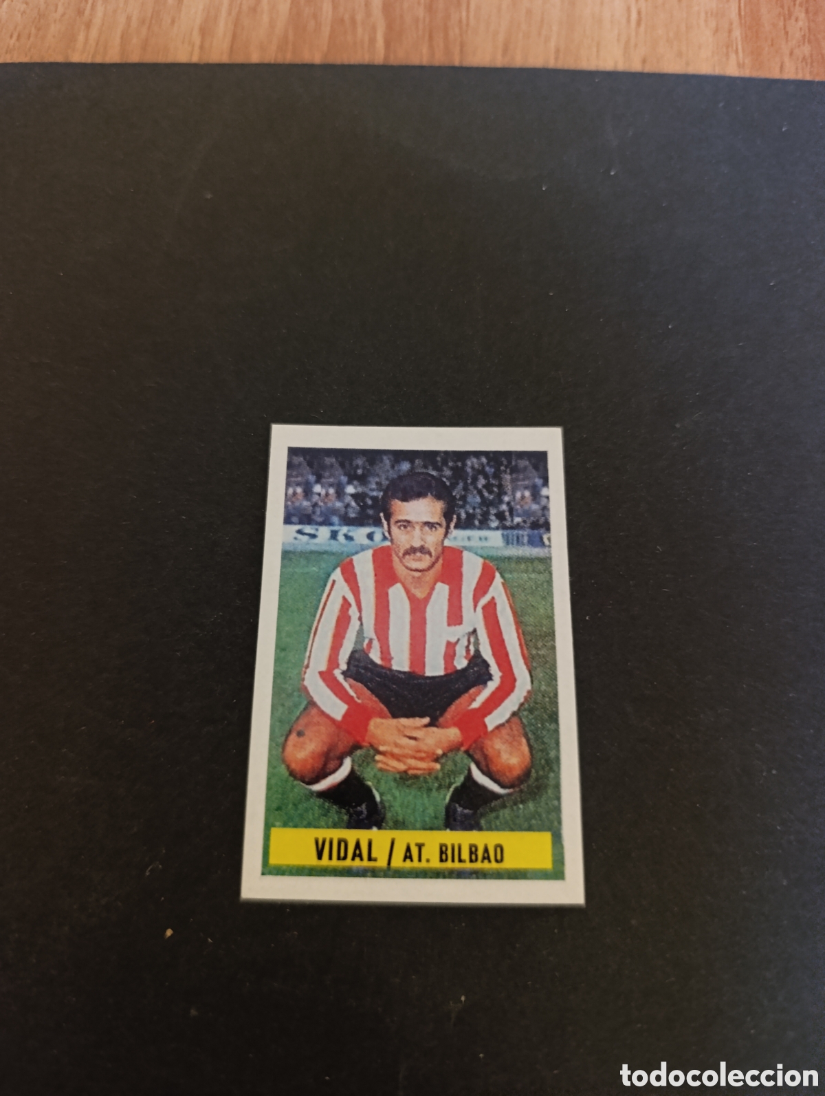 Cromos de F&uacute;tbol: Cromo Vidal Athletic Bilbao Liga Este 74 75, ampliaci&oacute;n de la colecci&oacute;n