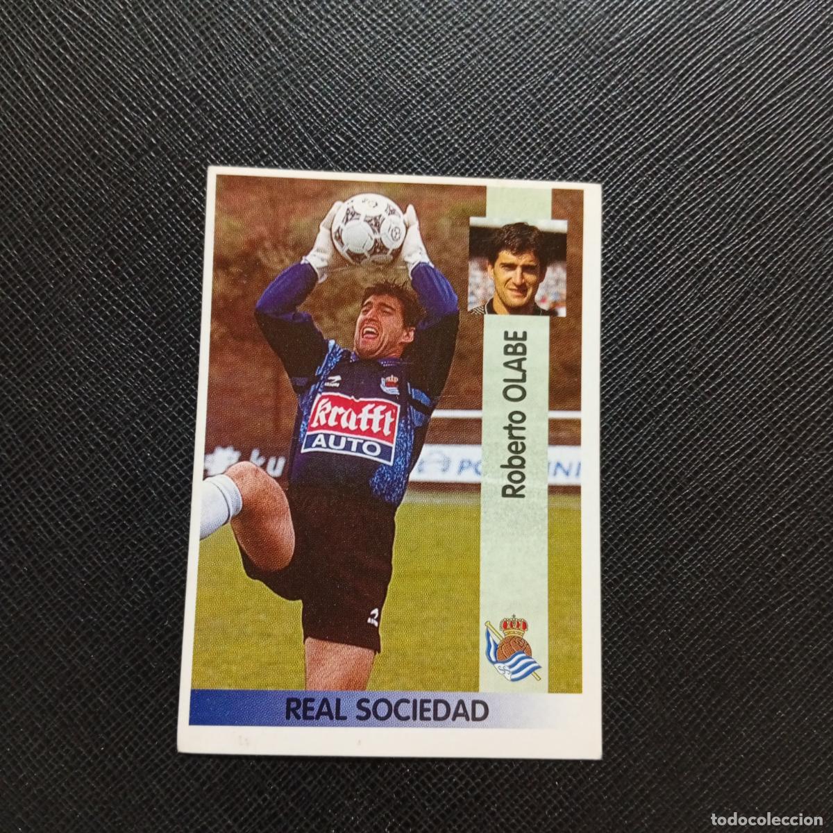 Cromos de F&uacute;tbol: 112 OLABE REAL SOCIEDAD PANINI 1996 1997 CROMO FUTBOL LIGA 96 97 - SIN PEGAR - A190 PG1