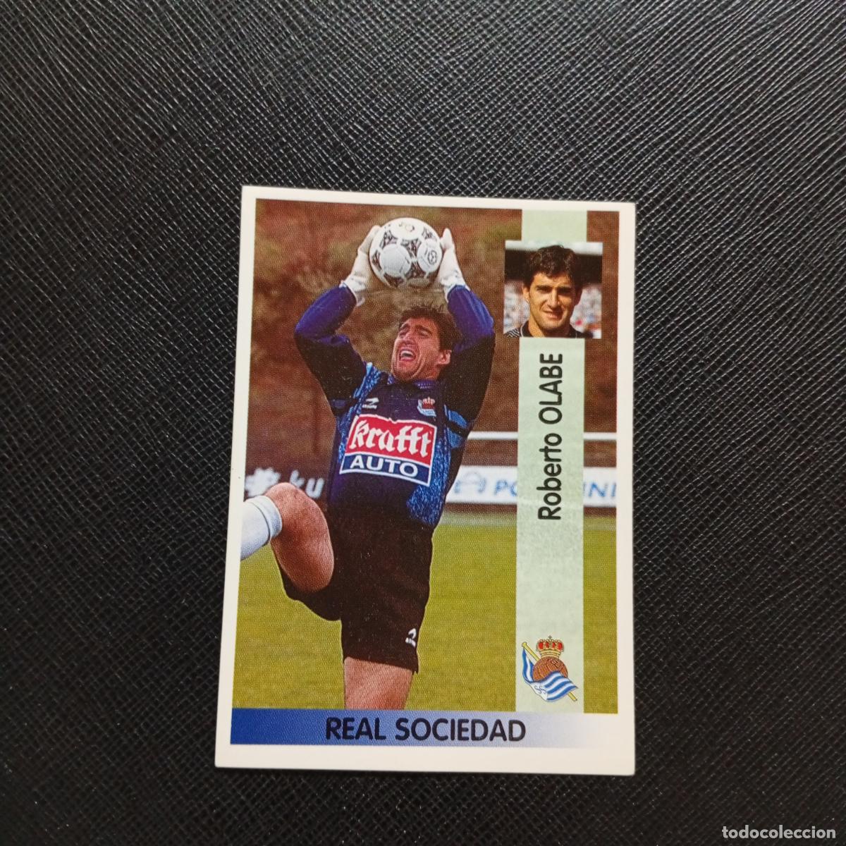 Cromos de F&uacute;tbol: 112 OLABE REAL SOCIEDAD PANINI 1996 1997 CROMO FUTBOL LIGA 96 97 - SIN PEGAR - A190 PG1 B
