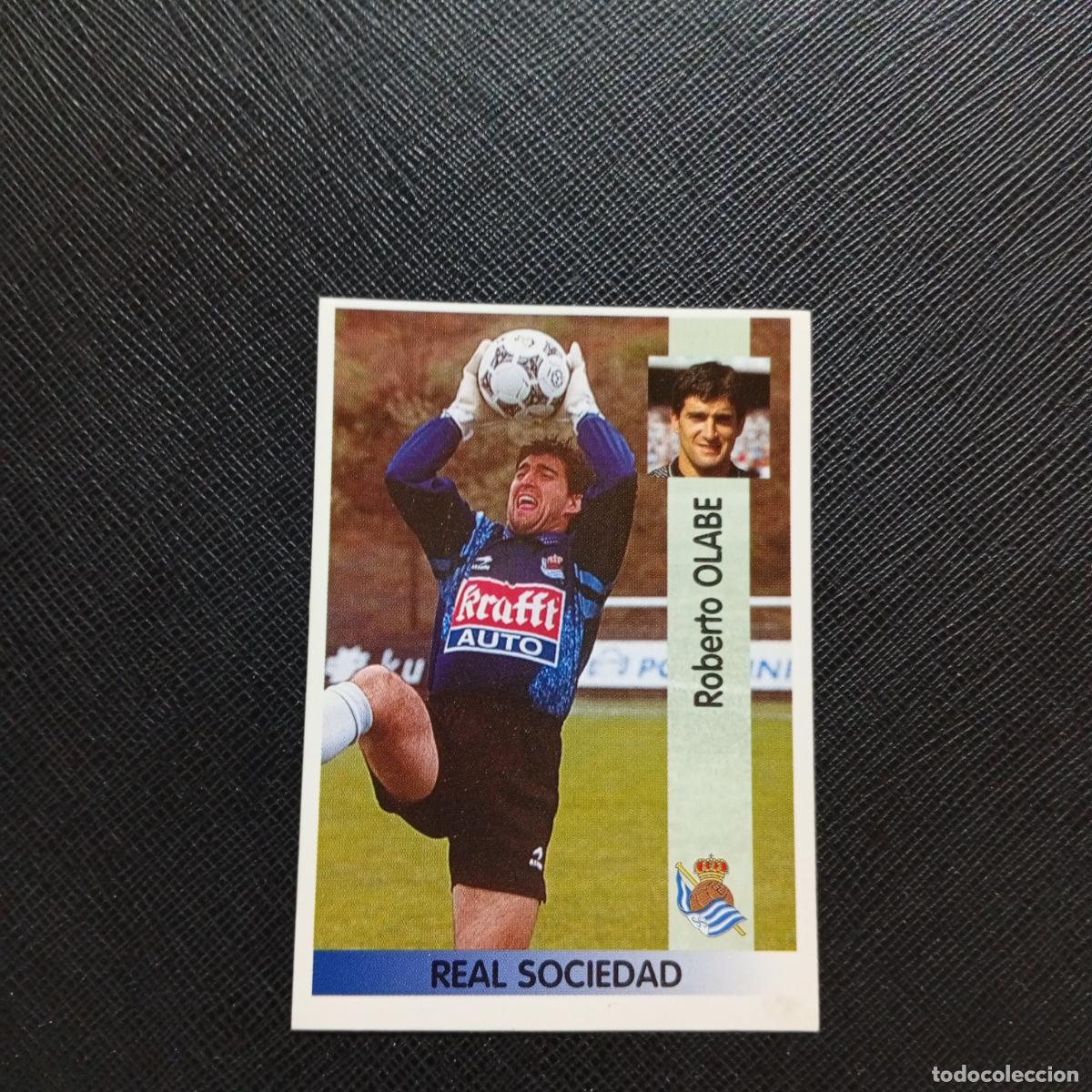 Cromos de F&uacute;tbol: 112 OLABE REAL SOCIEDAD PANINI 1996 1997 CROMO FUTBOL LIGA 96 97 - SIN PEGAR - A190 PG4