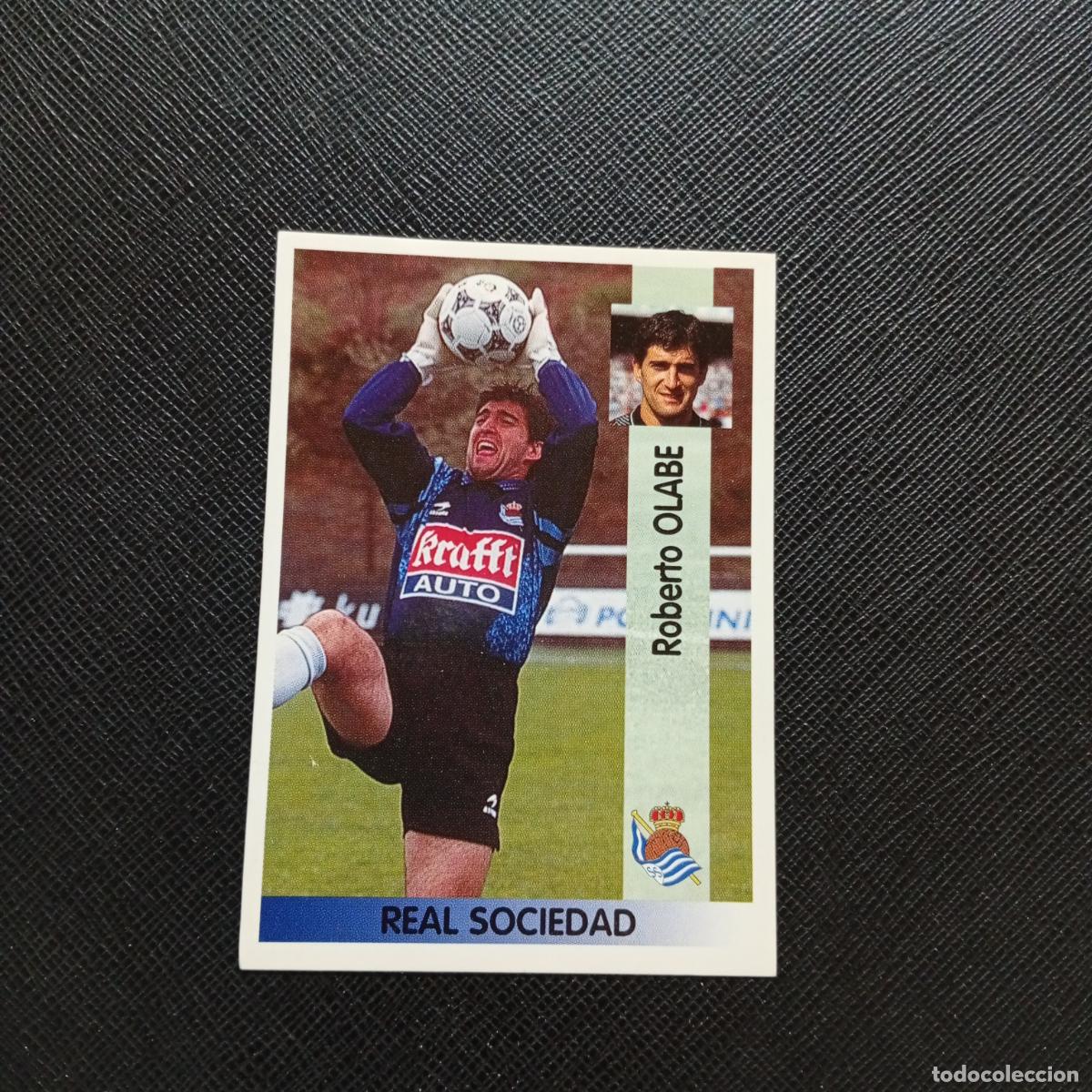 Cromos de F&uacute;tbol: 112 OLABE REAL SOCIEDAD PANINI 1996 1997 CROMO FUTBOL LIGA 96 97 - SIN PEGAR - A190 PG4 B