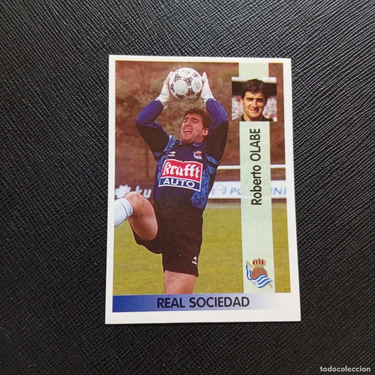 Cromos de F&uacute;tbol: 112 OLABE REAL SOCIEDAD PANINI 1996 1997 CROMO FUTBOL LIGA 96 97 - SIN PEGAR - A190 PG5