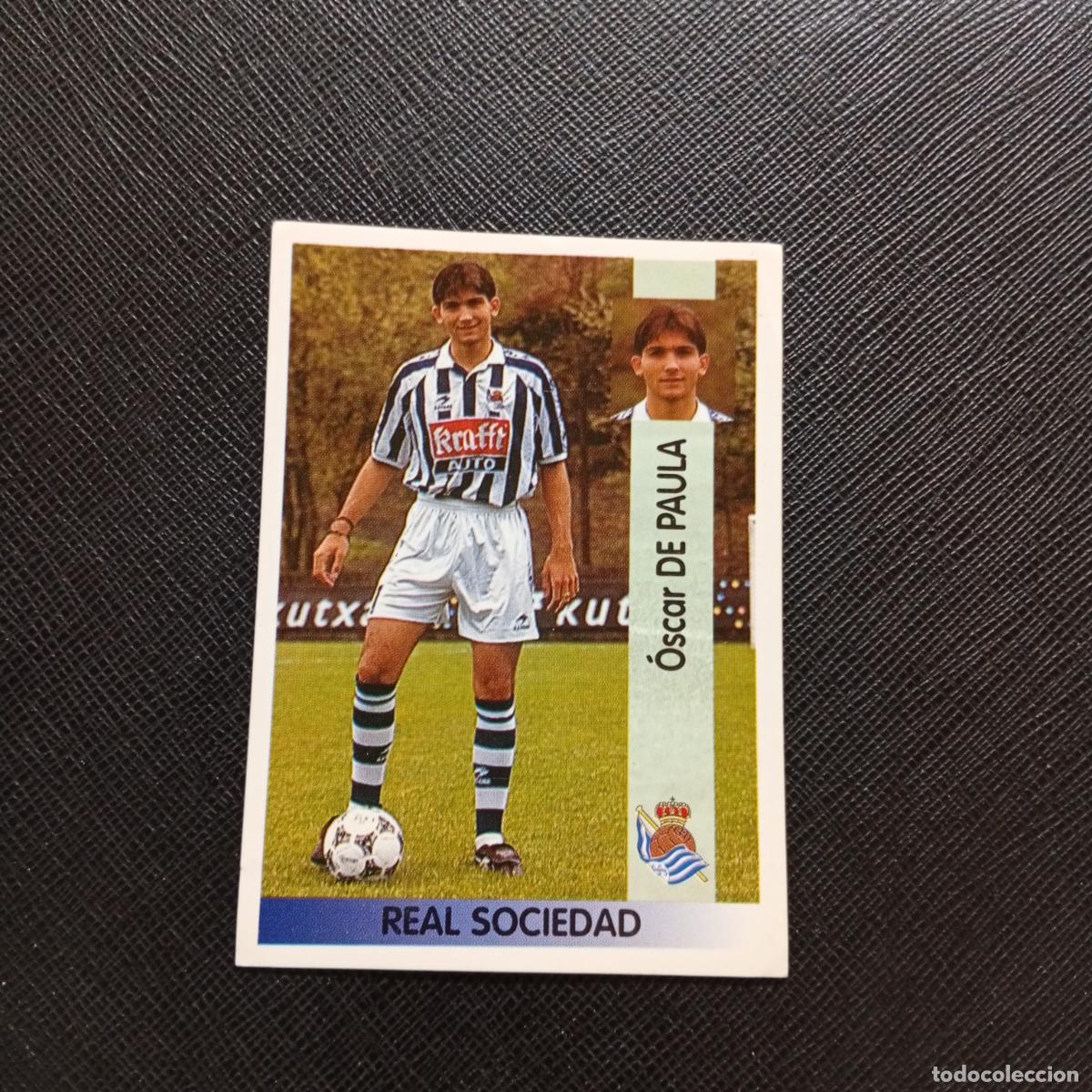 Cartes &agrave; collectionner de Football: 109 DE PAULA REAL SOCIEDAD PANINI 1996 1997 CROMO FUTBOL LIGA 96 97 - SIN PEGAR - A190 PG6